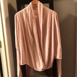 Excellent condition pink Calia wrap sweater MD
